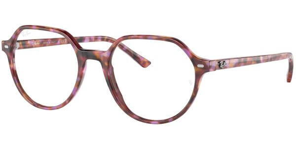 Dioptrické brýle Ray-Ban® model 5395, barva obruby vialová hnědá lesk, stranice vialová hnědá lesk, kód barevné varianty 8175. 