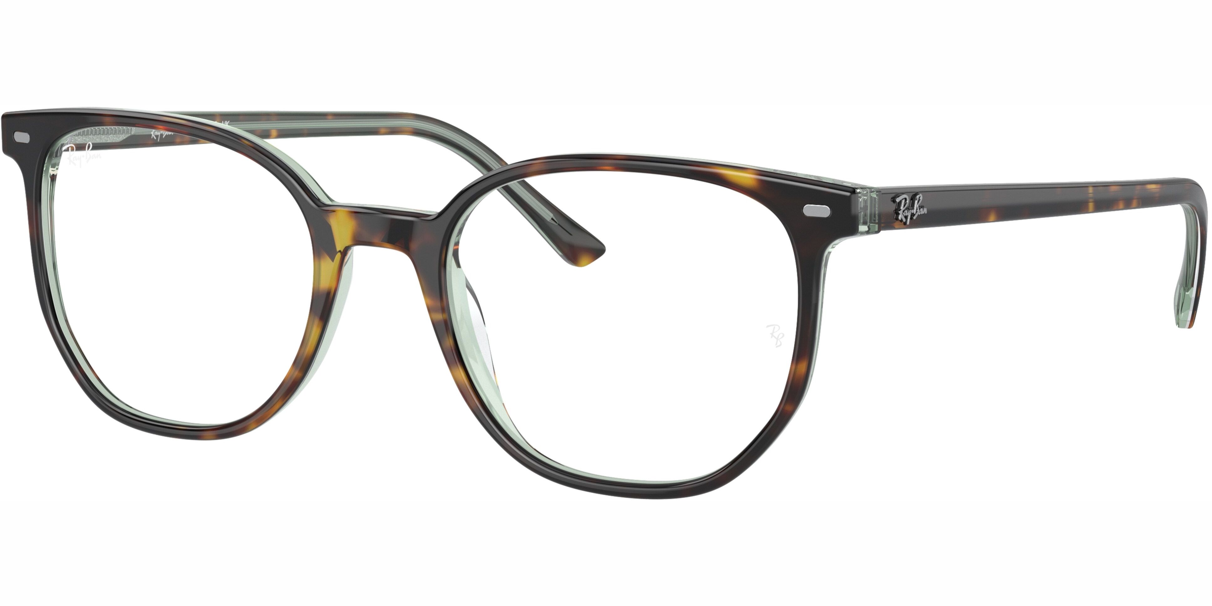 Dioptrické brýle Ray-Ban® model 5397, barva obruby hnědá zelená lesk, stranice hnědá zelená lesk, kód barevné varianty 8249. 