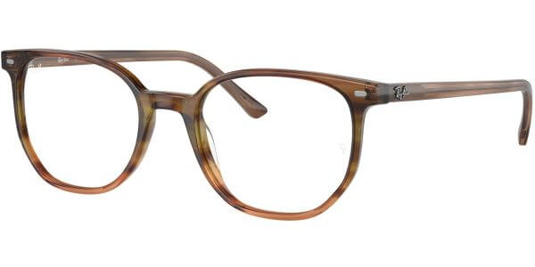 Dioptrické brýle Ray-Ban® model 5397, barva obruby hnědá zelená lesk, stranice hnědá zelená lesk, kód barevné varianty 8255. 