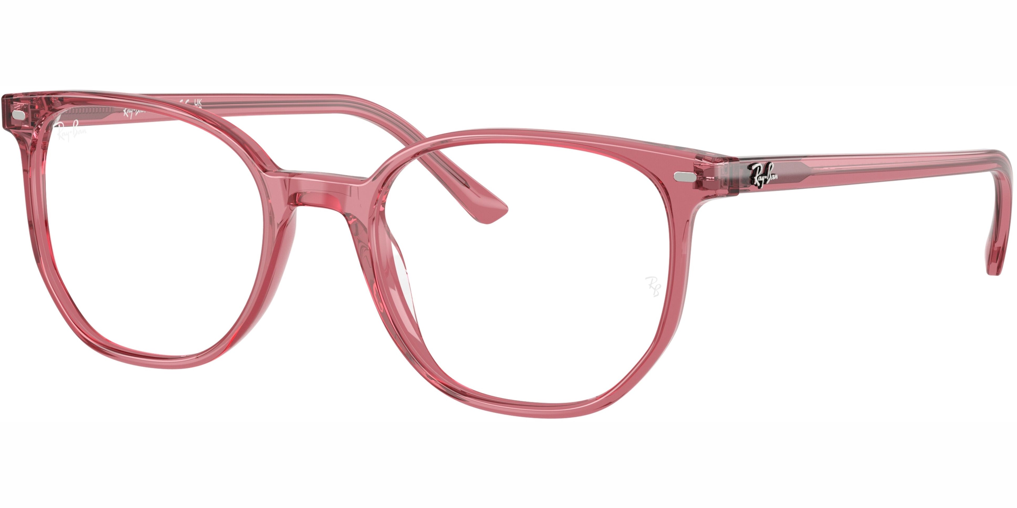 Dioptrické brýle Ray-Ban® model 5397, barva obruby růžová lesk, stranice růžová lesk, kód barevné varianty 8440. 