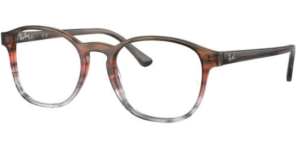 Dioptrické brýle Ray-Ban® model 5417, barva obruby hnědá červená lesk, stranice hnědá červená lesk, kód barevné varianty 8251. 