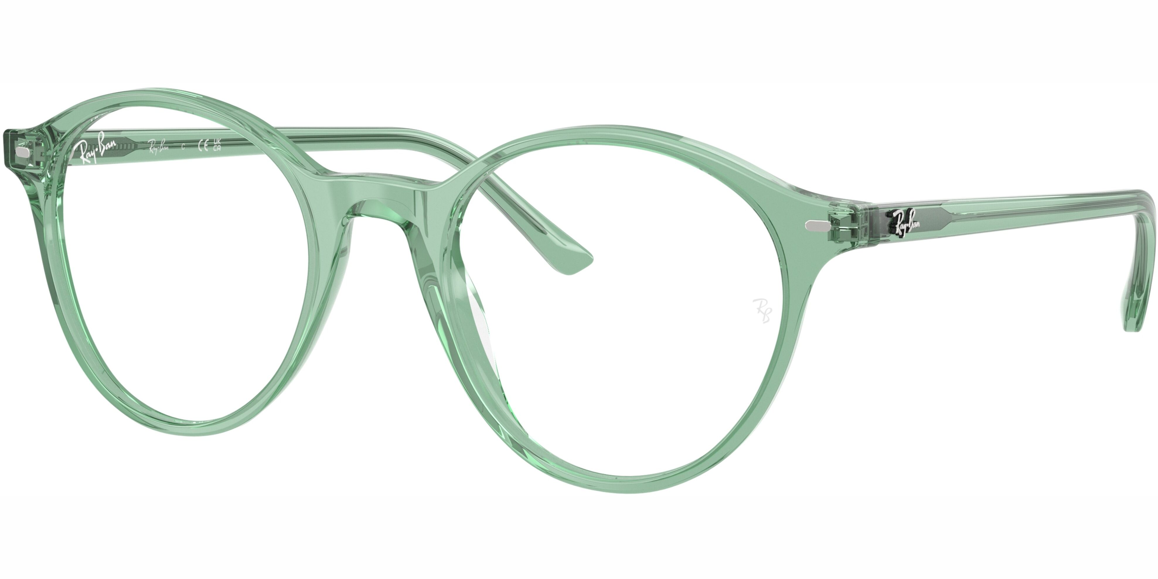 Dioptrické brýle Ray-Ban® model 5430, barva obruby zelená čirá lesk, stranice zelená čirá lesk, kód barevné varianty 8443. 