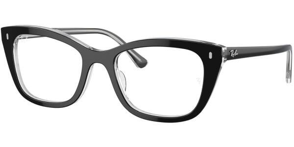 Dioptrické brýle Ray-Ban® model 5433, barva obruby černá čirá lesk, stranice černá čirá lesk, kód barevné varianty 2034. 