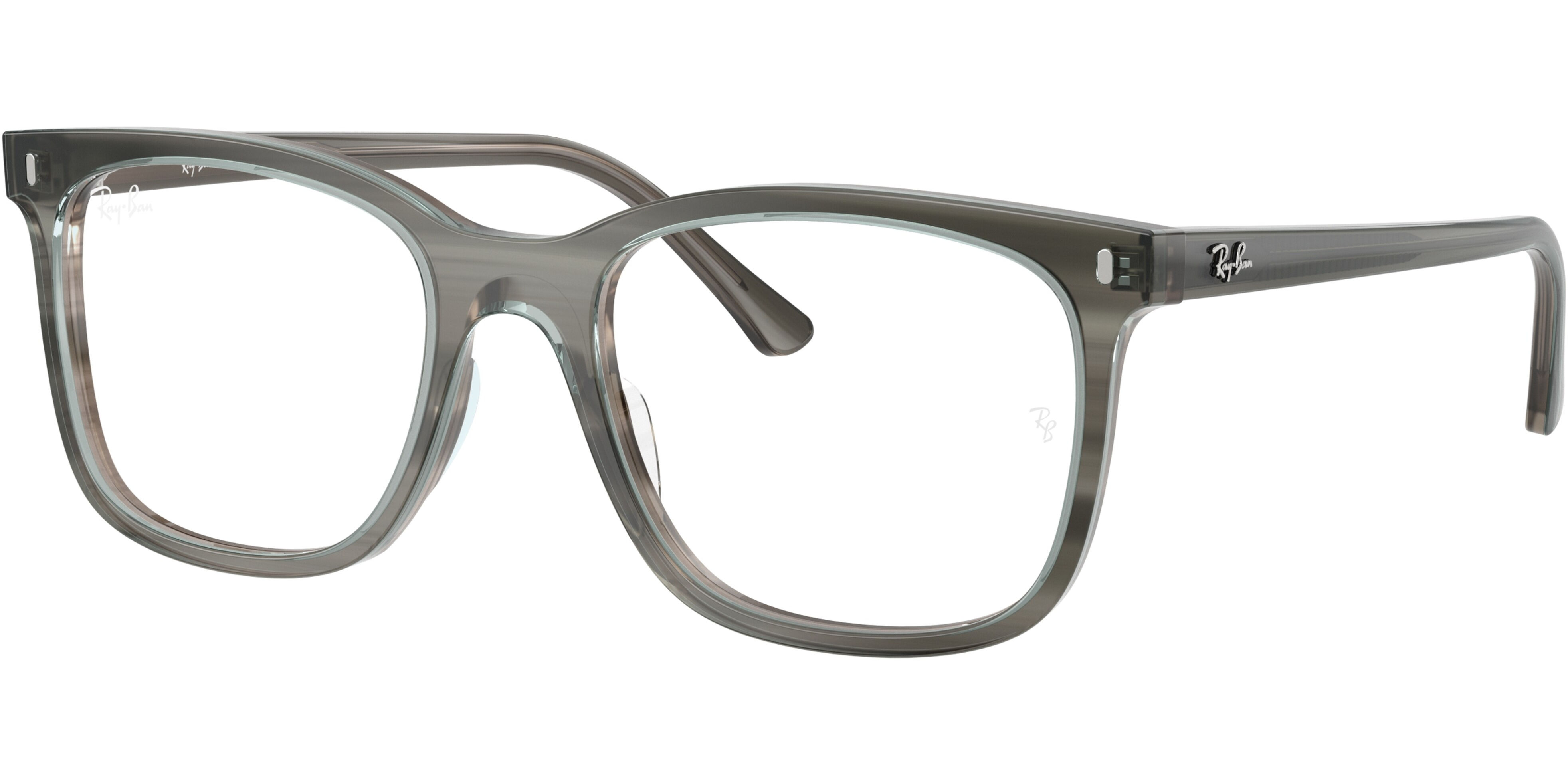 Dioptrické brýle Ray-Ban® model 5446, barva obruby šedá lesk, stranice šedá lesk, kód barevné varianty 8453. 