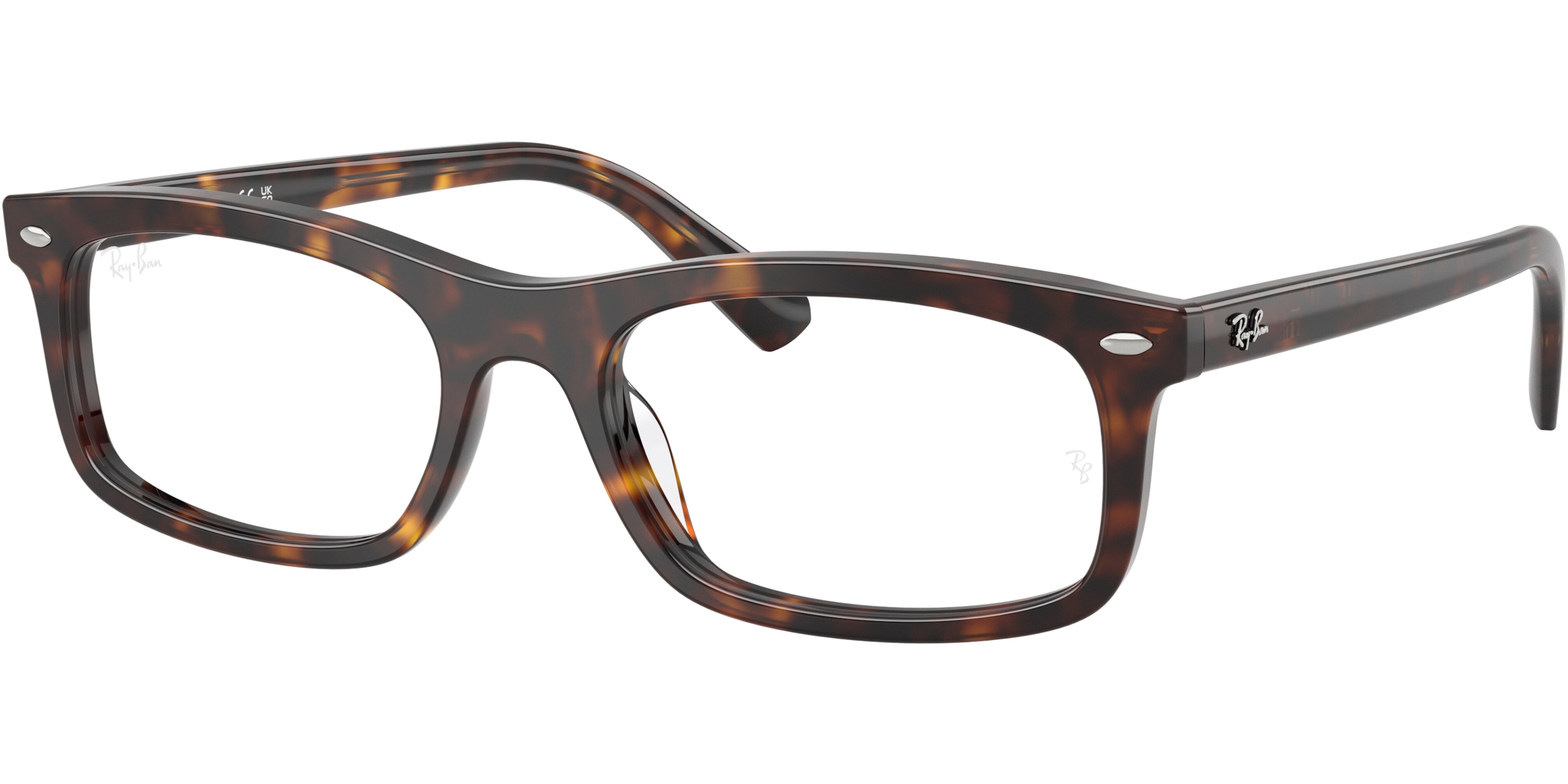 Dioptrické brýle Ray-Ban® model 5450, barva obruby hnědá lesk, stranice hnědá lesk, kód barevné varianty 2012. 