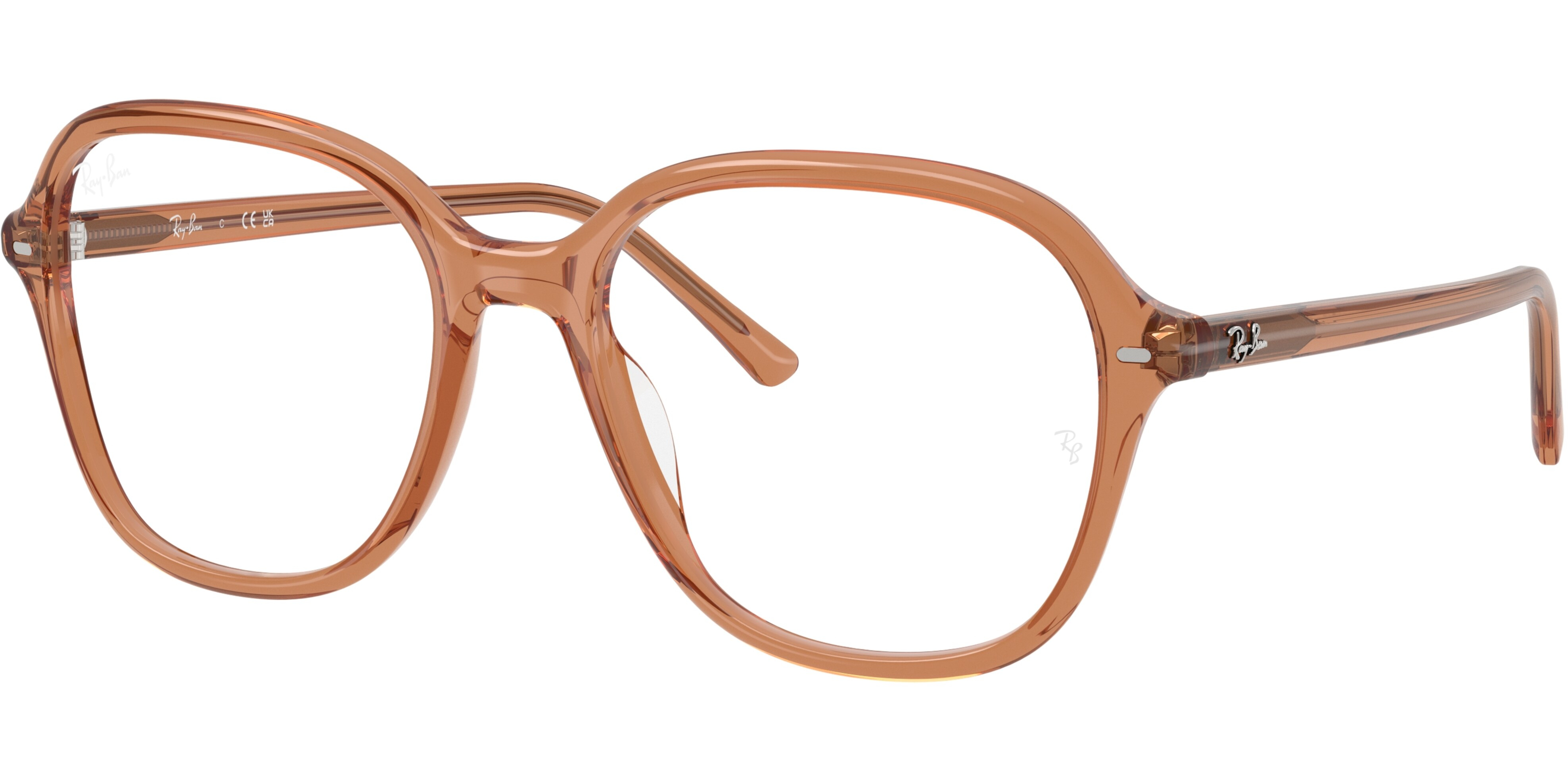 Dioptrické brýle Ray-Ban® model 5456, barva obruby béžová lesk, stranice béžová lesk, kód barevné varianty 8537. 