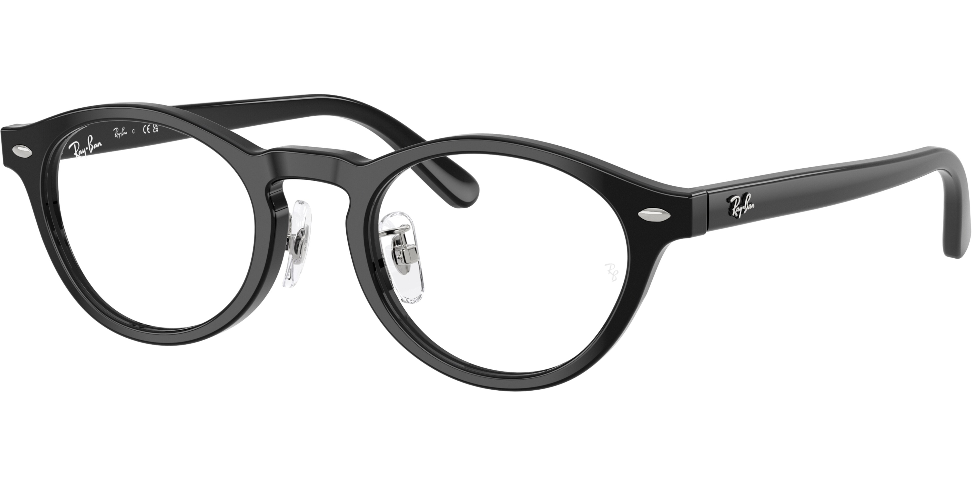 Dioptrické brýle Ray-Ban® model 5457D, barva obruby černá lesk, stranice černá lesk, kód barevné varianty 2000. 