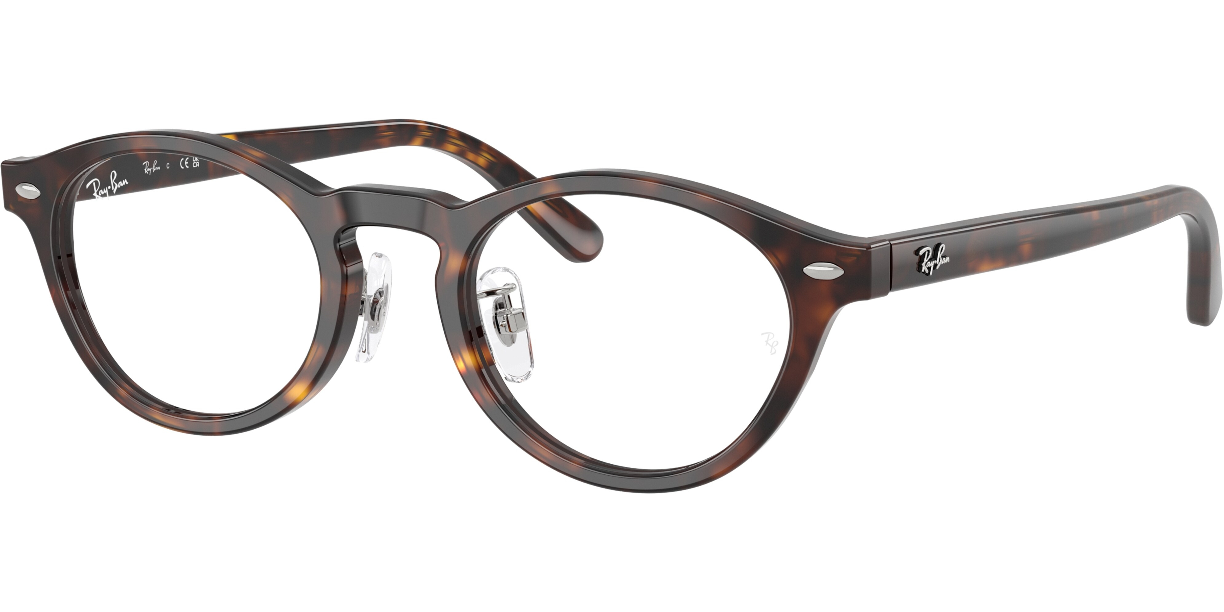 Dioptrické brýle Ray-Ban® model 5457D, barva obruby hnědá lesk, stranice hnědá lesk, kód barevné varianty 2012. 