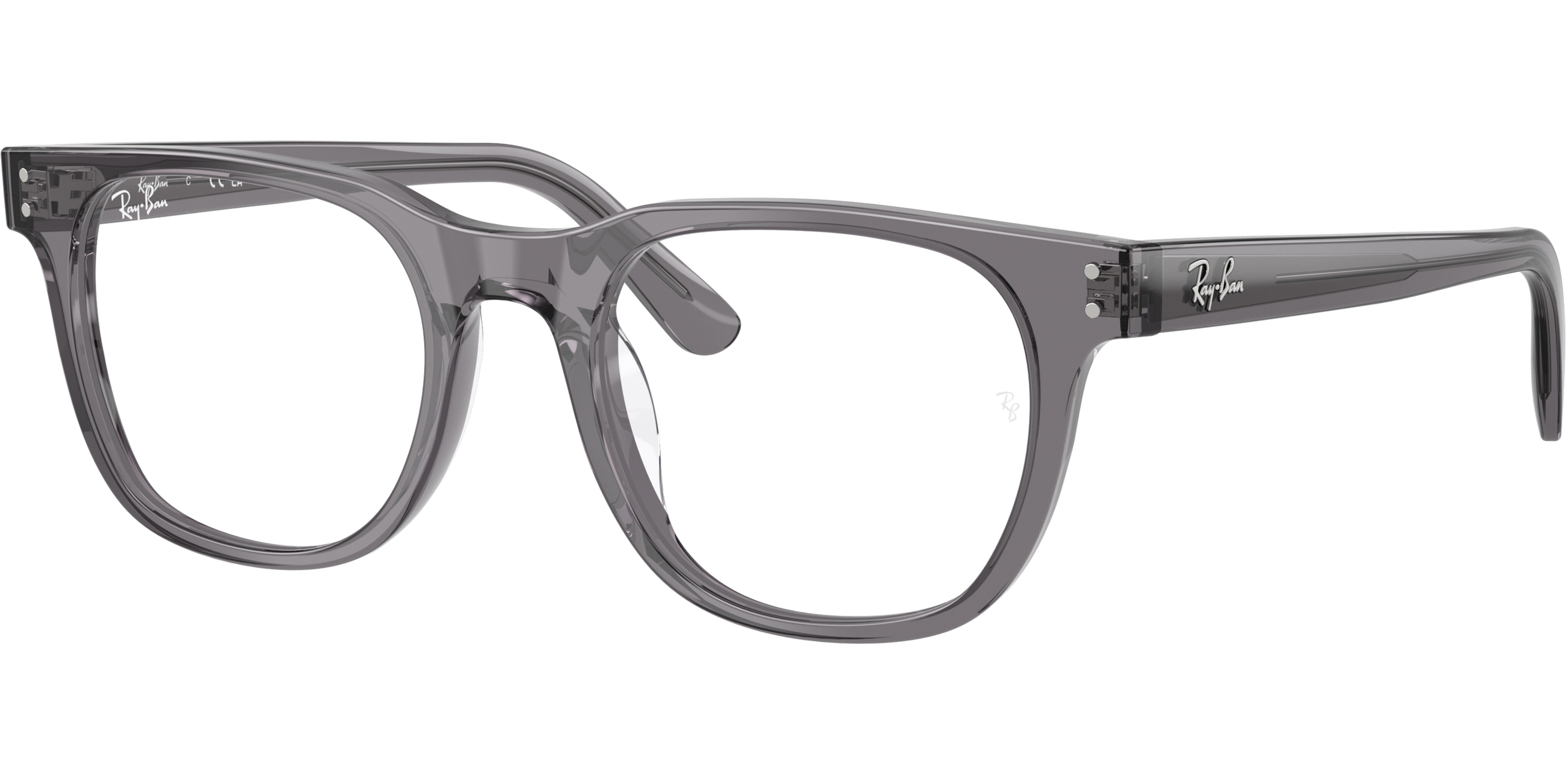 Dioptrické brýle Ray-Ban® model 5461D, barva obruby šedá lesk, stranice šedá lesk, kód barevné varianty 8268. 