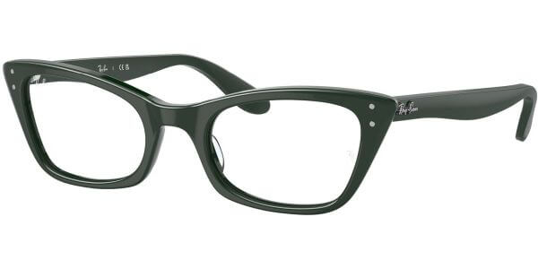 Dioptrické brýle Ray-Ban® model 5499, barva obruby zelená lesk, stranice zelená lesk, kód barevné varianty 8226. 