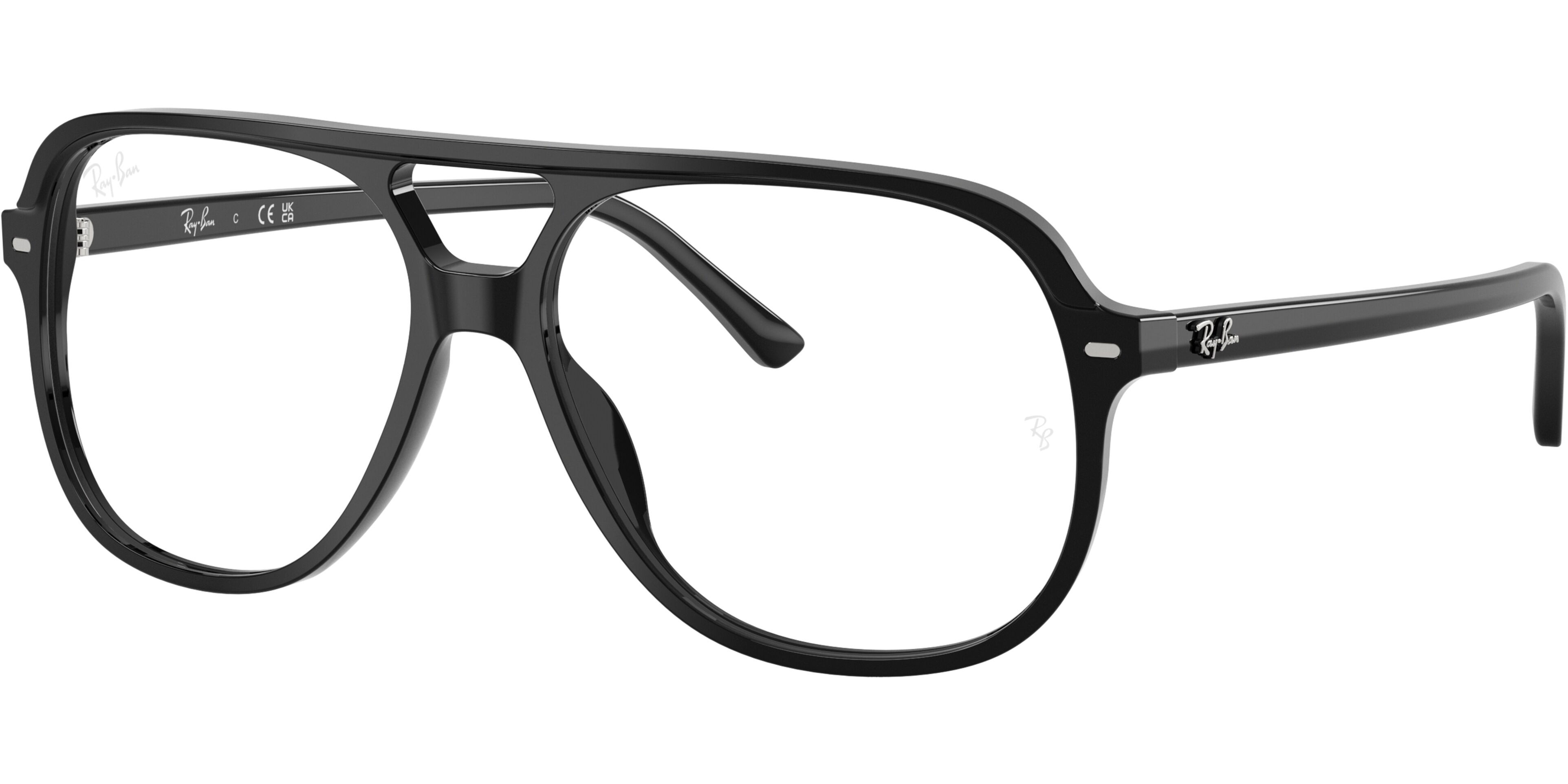 Dioptrické brýle Ray-Ban® model 5698, barva obruby černá lesk, stranice černá lesk, kód barevné varianty 2000. 