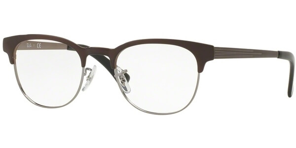Dioptrické brýle Ray-Ban® model 6317, barva obruby hnědá mat, stranice hnědá mat, kód barevné varianty 2862. 