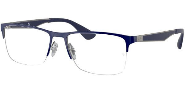 Dioptrické brýle Ray-Ban® model 6335, barva obruby modrá šedá lesk, stranice modrá šedá lesk, kód barevné varianty 2947. 