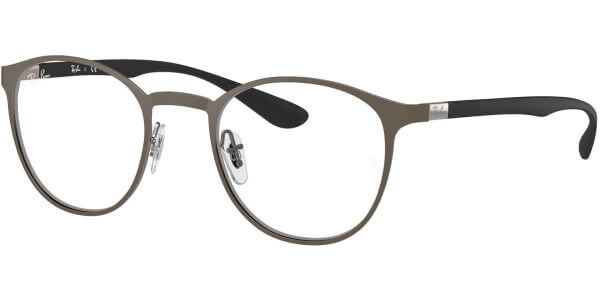 Dioptrické brýle Ray-Ban® model 6355, barva obruby šedá mat, stranice černá lesk, kód barevné varianty 2620. 