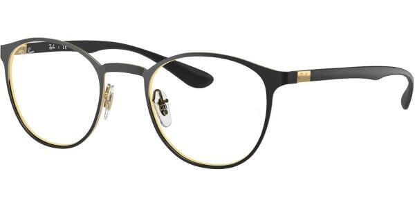 Dioptrické brýle Ray-Ban® model 6355, barva obruby černá zlatá mat, stranice černá mat, kód barevné varianty 2994. 