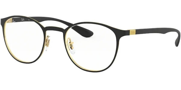 Dioptrické brýle Ray-Ban® model 6355, barva obruby černá zlatá mat, stranice černá mat, kód barevné varianty 2994. 