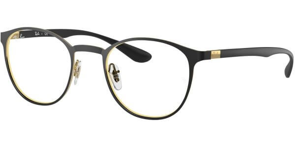 Dioptrické brýle Ray-Ban® model 6355, barva obruby černá zlatá mat, stranice černá mat, kód barevné varianty 2994. 