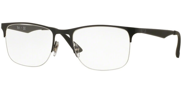 Dioptrické brýle Ray-Ban® model 6362, barva obruby černá lesk, stranice černá mat, kód barevné varianty 2509. 