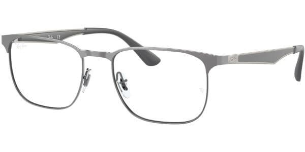 Dioptrické brýle Ray-Ban® model 6363, barva obruby šedá mat, stranice šedá mat, kód barevné varianty 2553. 