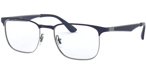 Dioptrické brýle Ray-Ban® model 6363, barva obruby modrá šedá lesk, stranice modrá šedá lesk, kód barevné varianty 2947. 