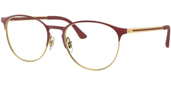 Dioptrické brýle Ray-Ban® model 6375, barva obruby červená zlatá lesk, stranice červená zlatá lesk, kód barevné varianty 2982. 