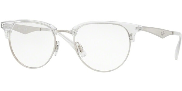 Dioptrické brýle Ray-Ban® model 6396, barva obruby čirá stříbrná lesk, stranice stříbrná lesk, kód barevné varianty 2936. 