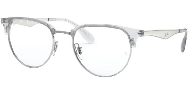 Dioptrické brýle Ray-Ban® model 6396, barva obruby čirá stříbrná lesk, stranice stříbrná lesk, kód barevné varianty 2936. 