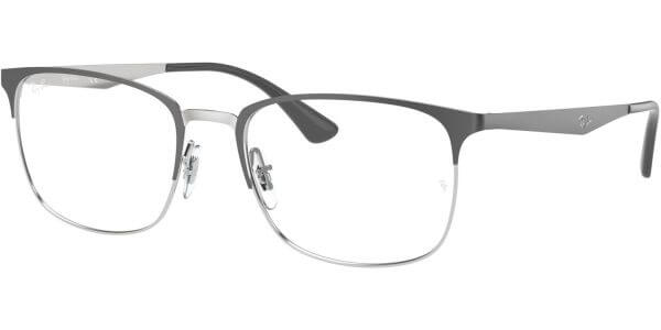 Dioptrické brýle Ray-Ban® model 6421, barva obruby šedá stříbrná mat, stranice šedá stříbrná lesk, kód barevné varianty 3004. 