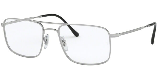 Dioptrické brýle Ray-Ban® model 6434, barva obruby stříbrná lesk, stranice stříbrná lesk, kód barevné varianty 2501. 