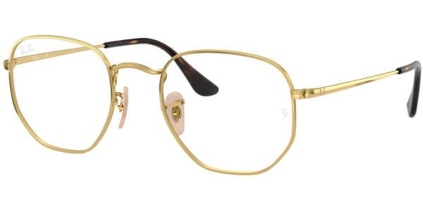 Dioptrické brýle Ray-Ban® model 6448, barva obruby zlatá lesk, stranice zlatá lesk, kód barevné varianty 2500. 