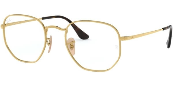 Dioptrické brýle Ray-Ban® model 6448, barva obruby zlatá lesk, stranice zlatá lesk, kód barevné varianty 2500. 