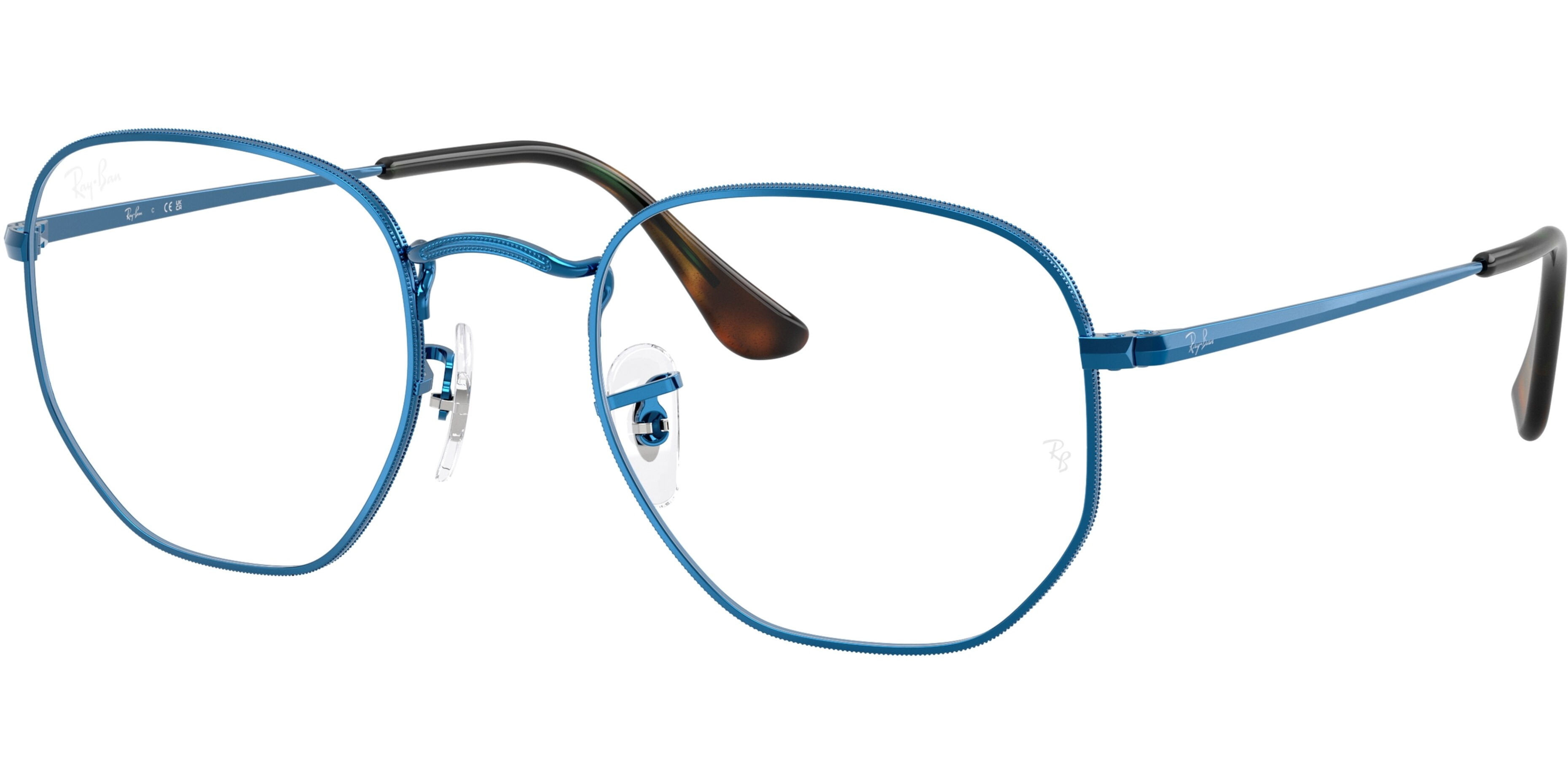 Dioptrické brýle Ray-Ban® model 6448, barva obruby modrá lesk, stranice modrá lesk, kód barevné varianty 2520. 