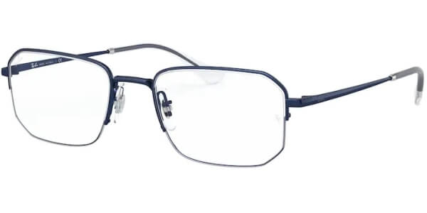 Dioptrické brýle Ray-Ban® model 6449, barva obruby modrá lesk, stranice modrá lesk, kód barevné varianty 3079. 