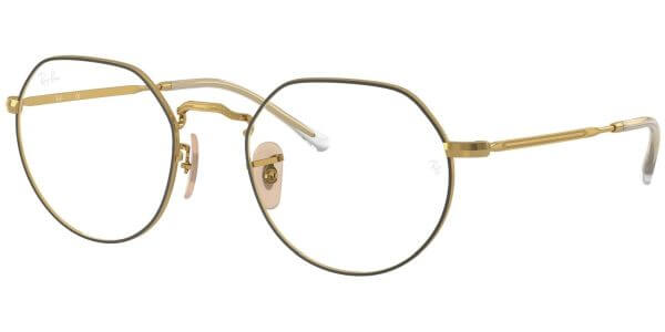 Dioptrické brýle Ray-Ban® model 6465, barva obruby černá zlatá mat, stranice zlatá lesk, kód barevné varianty 2890. 