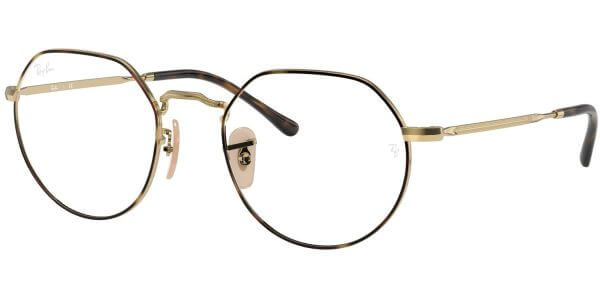 Dioptrické brýle Ray-Ban® model 6465, barva obruby hnědá zlatá lesk, stranice zlatá lesk, kód barevné varianty 2945. 