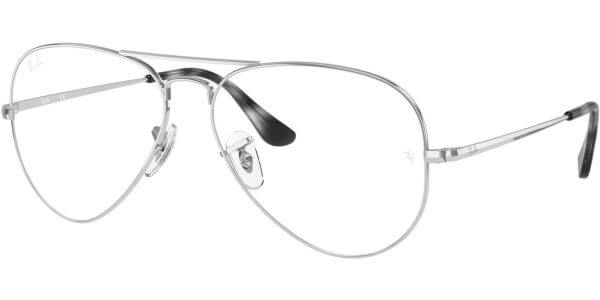 Dioptrické brýle Ray-Ban® model 6489, barva obruby stříbrná lesk, stranice stříbrná lesk, kód barevné varianty 2501. 