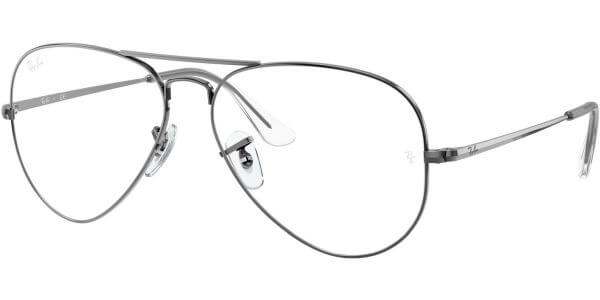 Dioptrické brýle Ray-Ban® model 6489, barva obruby šedá lesk, stranice šedá lesk, kód barevné varianty 2502. 