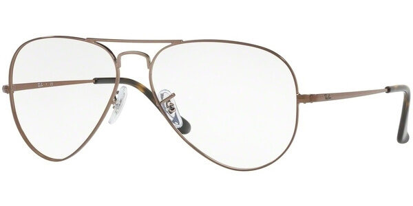 Dioptrické brýle Ray-Ban® model 6489, barva obruby bronzová lesk, stranice bronzová lesk, kód barevné varianty 2531. 