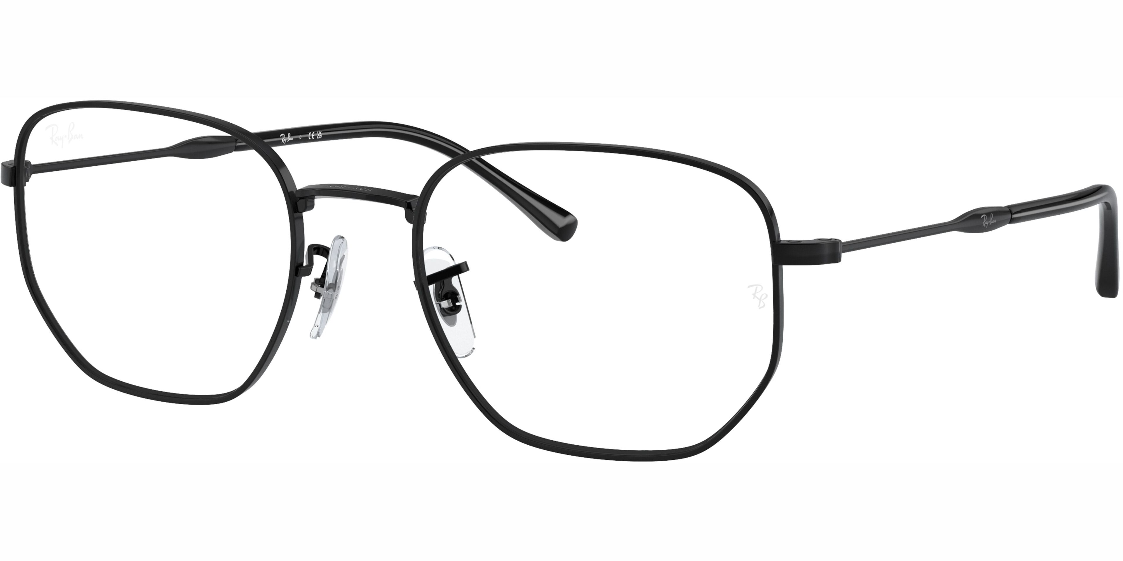 Dioptrické brýle Ray-Ban® model 5496, barva obruby černá lesk, stranice černá lesk, kód barevné varianty 2509. 