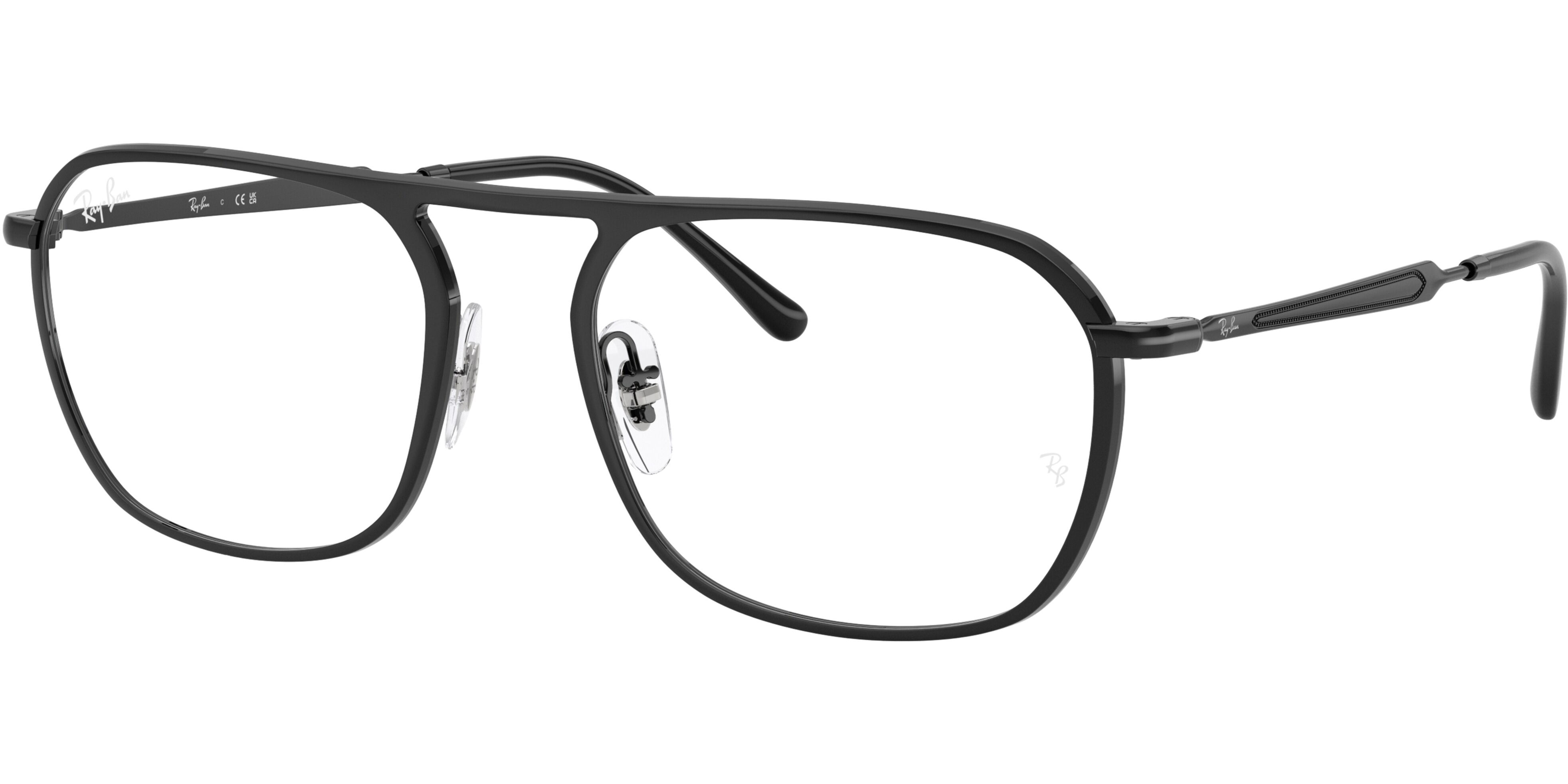 Dioptrické brýle Ray-Ban® model 6548, barva obruby černá lesk, stranice černá lesk, kód barevné varianty 2509. 