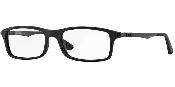 Dioptrické brýle Ray-Ban® model 7017, barva obruby černá mat, stranice černá mat, kód barevné varianty 5196. 