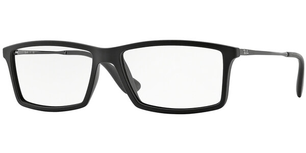 Dioptrické brýle Ray-Ban® model 7021, barva obruby černá mat, stranice stříbrná lesk, kód barevné varianty 5364. 