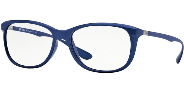 Dioptrické brýle Ray-Ban® model 7024, barva obruby modrá mat, stranice modrá mat, kód barevné varianty 5207. 