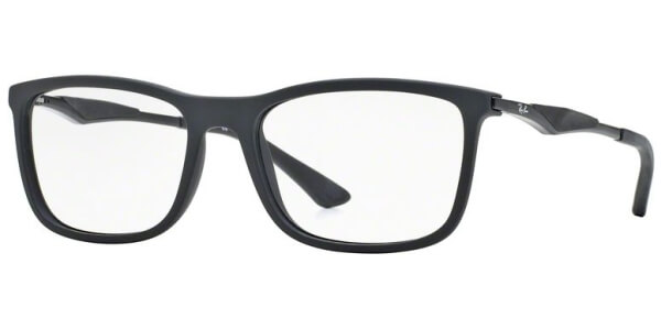 Dioptrické brýle Ray-Ban® model 7029, barva obruby černá mat, stranice černá šedá mat, kód barevné varianty 2077. 