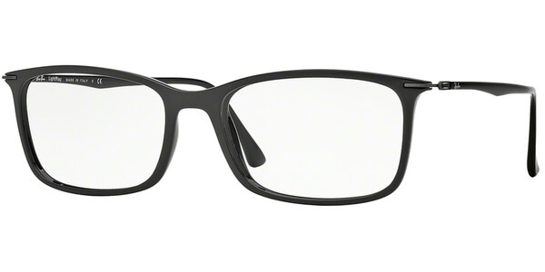 Dioptrické brýle Ray-Ban® model 7031, barva obruby černá lesk, stranice černá lesk, kód barevné varianty 2000. 