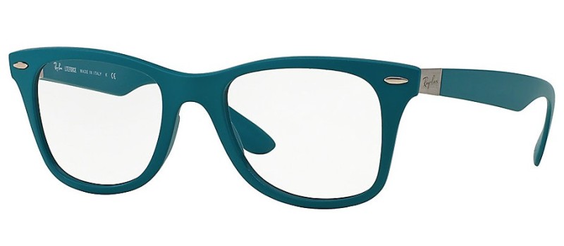 Dioptrické brýle Ray-Ban® model 7034, barva obruby tyrkysová mat, stranice tyrkysová mat, kód barevné varianty 5442. 