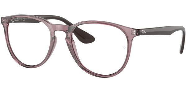 Dioptrické brýle Ray-Ban® model 7046, barva obruby fialová čirá lesk, stranice hnědá lesk, kód barevné varianty 8139. 