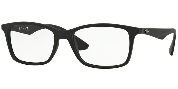Dioptrické brýle Ray-Ban® model 7047, barva obruby černá mat, stranice černá mat, kód barevné varianty 5196. 