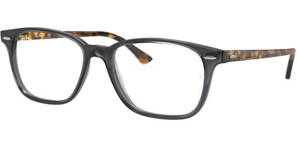 Dioptrické brýle Ray-Ban® model 7119, barva obruby šedá lesk, stranice hnědá lesk, kód barevné varianty 5629. 