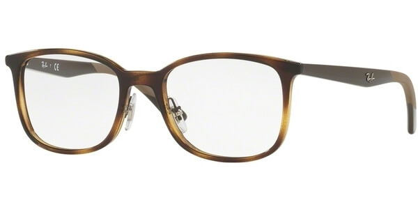 Dioptrické brýle Ray-Ban® model 7142, barva obruby hnědá lesk, stranice hnědá lesk, kód barevné varianty 2012. 